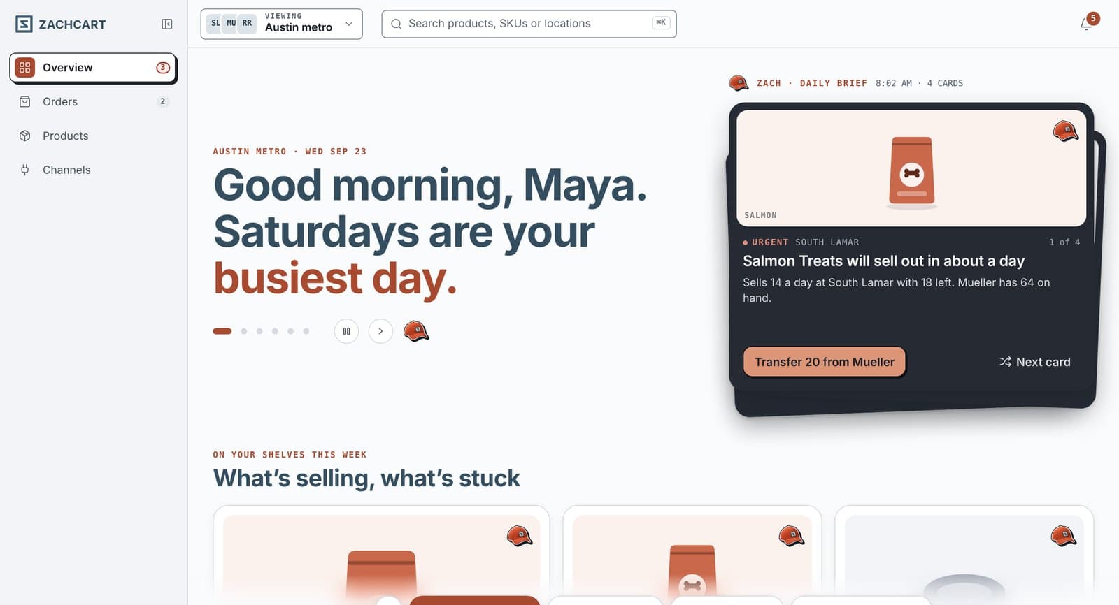 Zach's daily brief: Salmon Treats will sell out in about a day